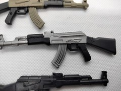AK47 Assault Rifle 1/12 Scale Gun Weapon Action Figure Accessory Force