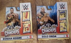 WWE KNUCKLE CRUNCHERS LOT JEY USO JIMMY USO CM PUNK ROMAN REIGNS THE BLOODLINE