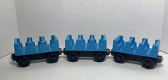 Thomas the Train & Friends Wooden Railway Ada, Jane, Mabel 1997 RARE HTF
