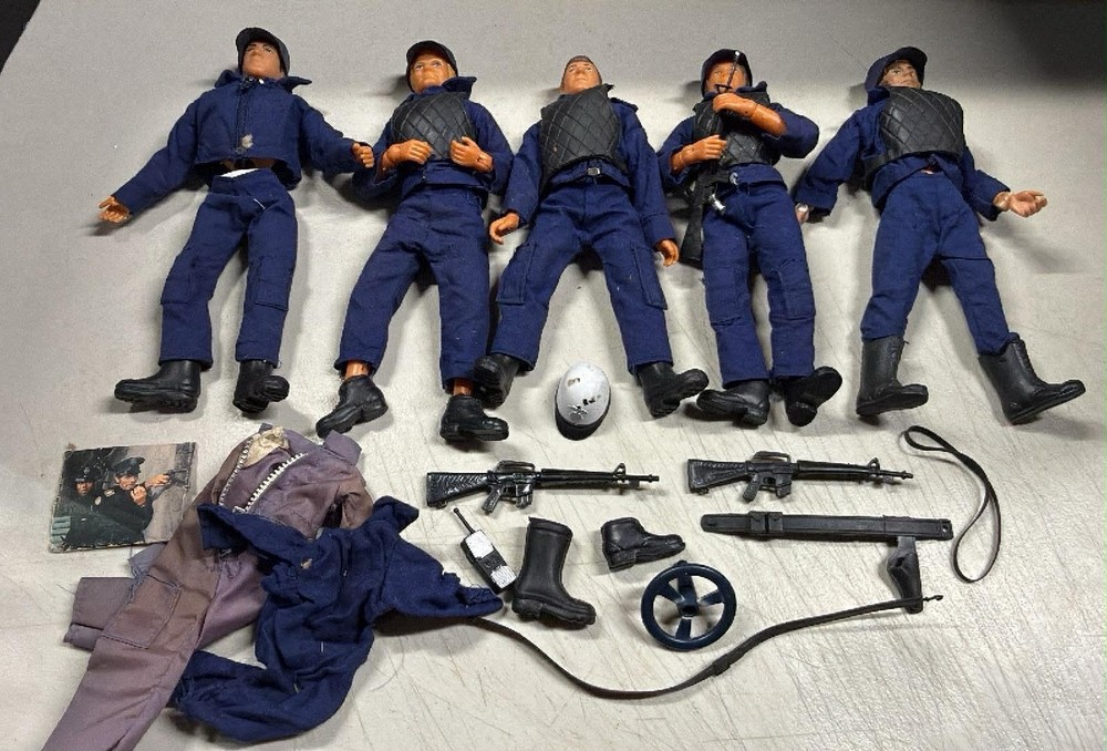 Vintage LJN SWAT The Rookies Emergency 1975 Action Figure Lot Mego