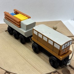 Thomas the Train Catherine Tank Engine Wooden Railway & Tender VTG 1999 Allcroft