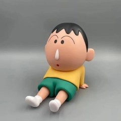 Crayon Shin-Chan Phone Holder Anime Figure Kawaii Desktop Decoration 11cm Toy