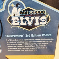 Elvis Presley Elvis Las Vegas #3 In Action 12” Figure McFarlane Toys 2005 NEW