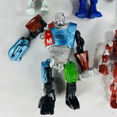 Lot of 7 REAL STEEL 5” Action Figures Robots Atom Zeus Midas Noisy Boy