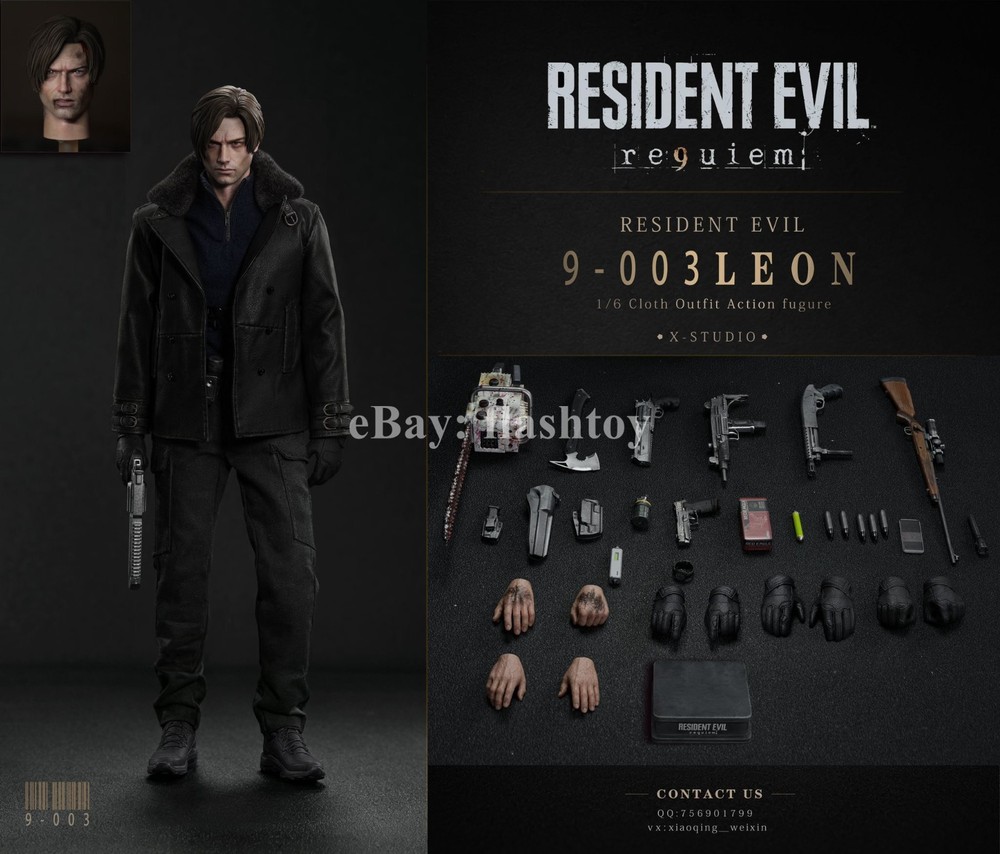 Presale X-STUDIO 1/6 Resident Zombie Evil Crisis Leon Male Action Figure Model