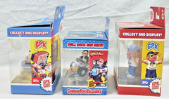 LOT OF 3 GARBAGE PAIL KIDS GEEKY GARY, GRAFFITI PETEY & JOE BLOW COLLECTABLE