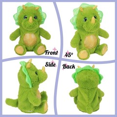 Talking Plush Dinosaur: 8-Inch Animated Toy that Engages Imagination and Speech