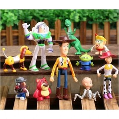 Toy Story 10-Pc Woody, Rex & More Action Figures – Cute Birthday Party Toys