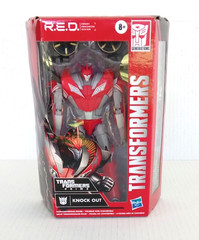 New Transformers R.E.D. Prime Knock Out 6″ Action Figure Hasbro 2021 Knockout