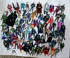 Marvel Dc Lot Action Figures 73 Pieces Mixed Lot