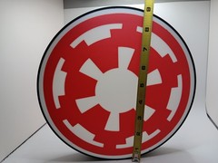 Retro imperial badge logo lightbox sign star wars empire light box display sign