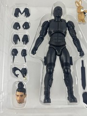 AS IS Medicom MAFEX THE BOYS BLACK NOIR No. 183 Action Figure PRE-OWNED WITH BOX