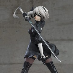 17cm NieR Anime figures standing action figures 9S 2B figurines Doll PVC Model