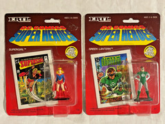 Original 1990 ERTL DC COMICS SUPER HEROES DIECAST FIGURES * COMPLETE SET Sealed