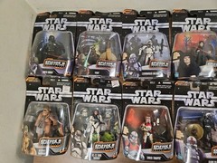 Box of 12 Star Wars Heroes Villains Collection Episode 3 Figures 2006