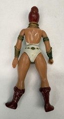 Vintage 1982 MOTU Teela Action Figure w/ Weapon, Card Back