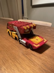 Transformers POTP Power of the Primes Leader Class Rodimus Prime+ Hot Rod