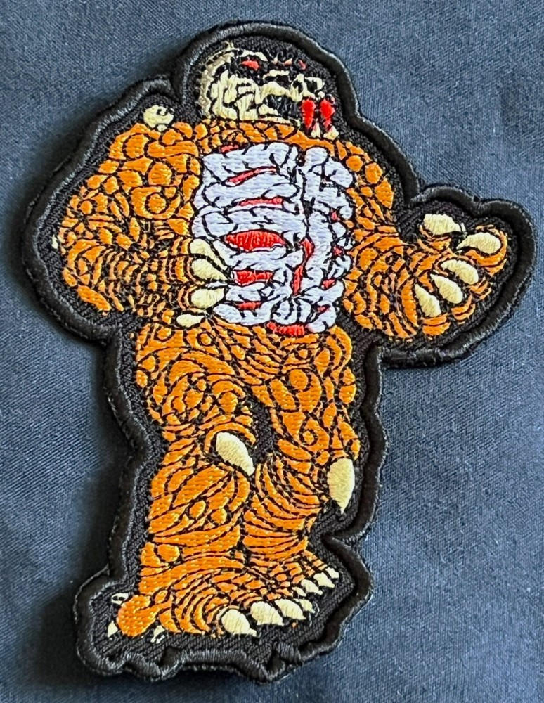 INHUMANOIDS embroidered figure D’COMPOSE patch action Godzilla monster Metlar