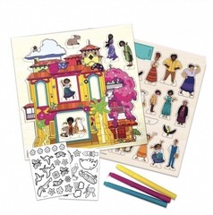 Disney Encanto Wood Casita Activity Set 101 Piece Build Decorate Craft Kit New