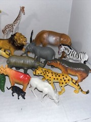 Animal Toy Plastic Figure Safari Zoo Forest Jungle Safari Toy Major Unknown
