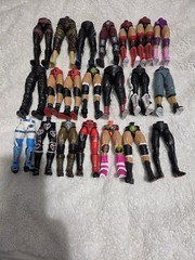 MATTEL WWE LOT OF PARTS, THIS ONE IS LOWER BODIES. LOT C