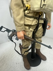 1/6 HASBRO GI JOE WW2 101ST AIRBORNE PARATROOPER D DAY W/ REAL PARACHUTE M1A1