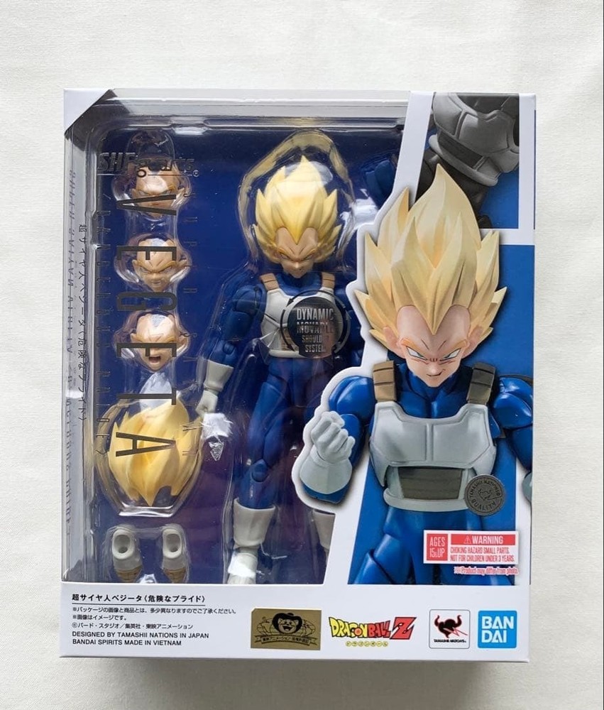 S.H.Figuarts Super Saiyan Vegeta (Dangerous Pride) Dragon Ball BANDAI Japan New