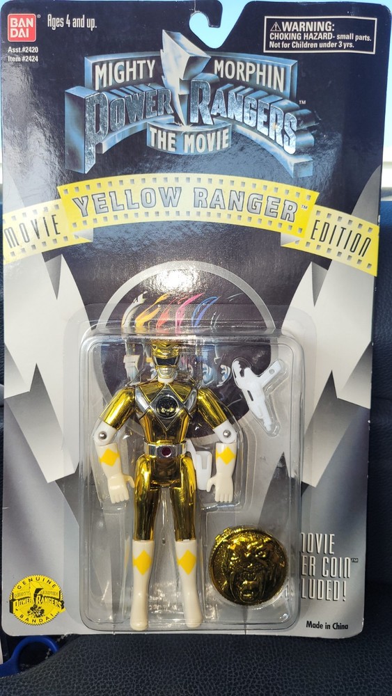 Mighty Morphin Power Rangers Movie Edition: Yellow Ranger; Vintage 1995 NIB