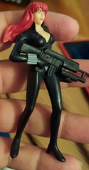 2012 Monogram Marvel Black Widow PVC Figure – as is – missing base C157