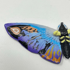 Bandai Creation Godzilla Rainbow Moth Mothra Vinyl Plastic Action Figure 6”