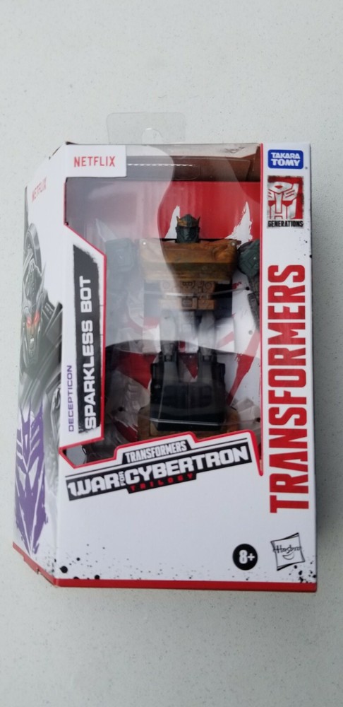 Transformers war For Cybertron Sparkless Bot Walmart Netflix Figure Decepticon