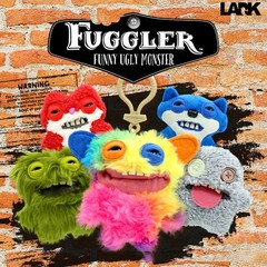 Fuggler Funny Ugly Monster Keyrings Plush Squidge Stuffed Doll Toys Pendant Gift