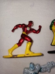 9 DC Comic Die Cast Metal Mini Figures Heroes Villains Toys 1.5in