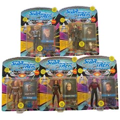 Playmates Star Trek Action Figure Lot Commander Sela Borg Vorgon K’Ehleyr & Q