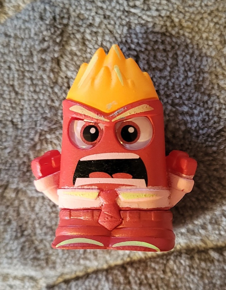 Disney Doorables Neon Pop Series ANGER Ultra Rare New In Sealed Bag