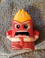 Disney Doorables Neon Pop Series ANGER Ultra Rare New In Sealed Bag