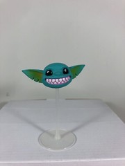 Plunderlings Captain Teel Smiling Teeth Head Lone Coconut Goblin Figure Teal
