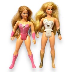 She-Ra Princess of Power Adora Angella Action Figures Mattel 1984 Vintage MOTU