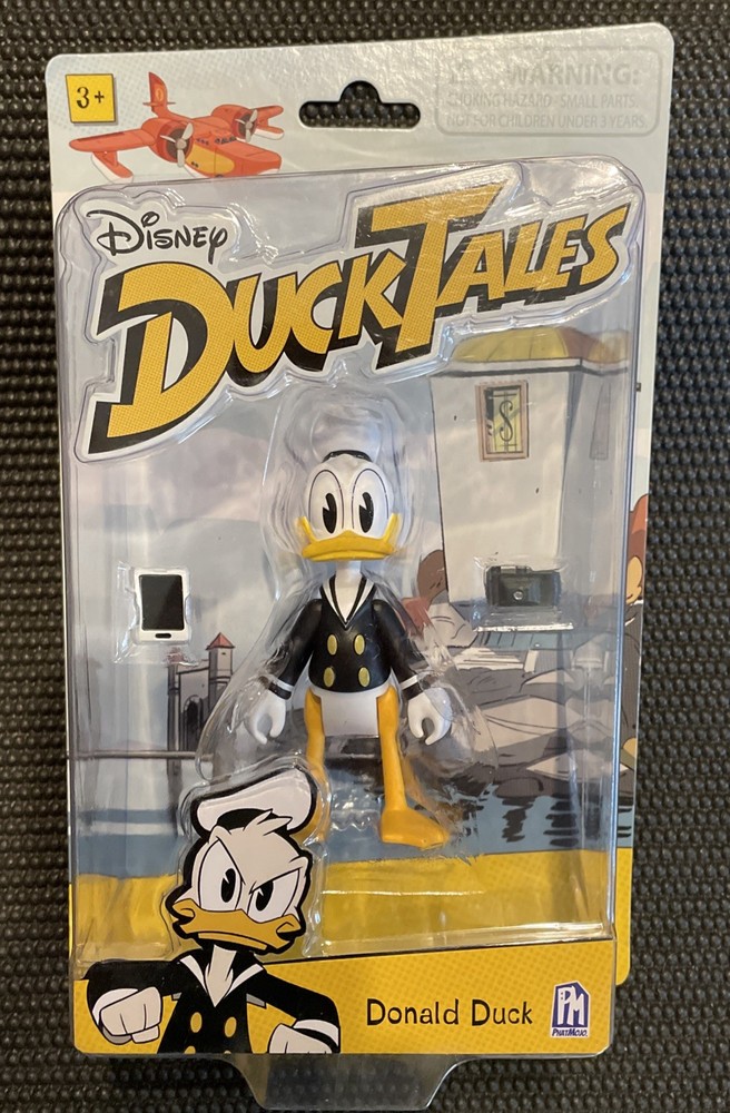Disney DuckTales Donald Duck Action Figure 5” Phatmojo New Retired Non Mint Card
