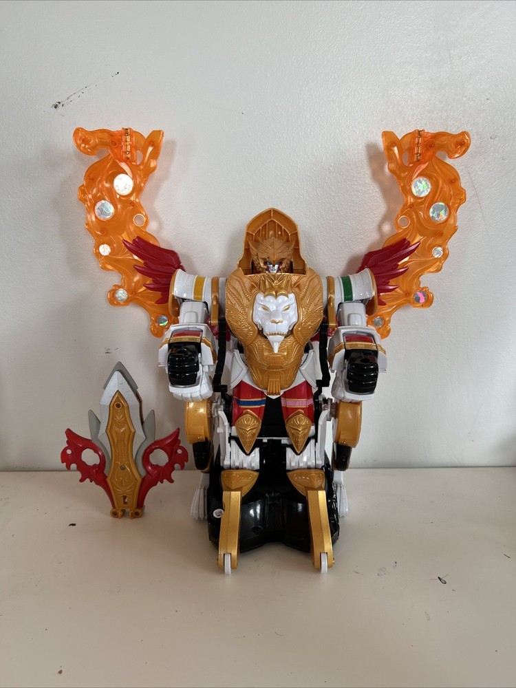 Bandai Power Rangers 2006 Mystic Force Manticore Megazord Lion Zord (read Disc)