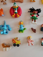 Misc. Toy Box Lot of Assorted Figures Garfield Little People & More