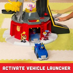 , Mighty Lookout Tower with 4 Exclusive Bonus Action Figures, Toy Car, Lights an