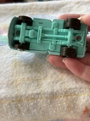 DISNEY Pixar CARS 2008 TOY BLUE Green Paint TOW TRUCK Mattel Tow Mater Diecast