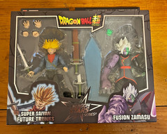 Dragon Stars Bandai Dragon Ball Super SS Future Trunks and Fusion Zamasu NIB