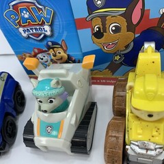 Paw Patrol Lot of Vehicles & 48 Pc Fuzzy Puzzle