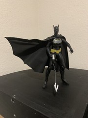 Custom Batman Batgirl CASSANDRA CAIN Leather Wired Cape Mcfarlane NOT FIGURE