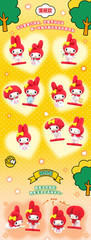 💡 TOP TOY x Sanrio My Melody Classic Series One Blind Box- 2 Mini Figures