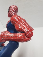 *WORKS* Marvel 2002 SpiderMan Kicking Punching 13″ Hero Action Figure Tobey