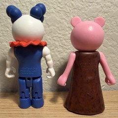 Roblox PIGGY Series 1 3.5″ Piggy & Blue Clowny Action Figures PhatMojo Toy Lot