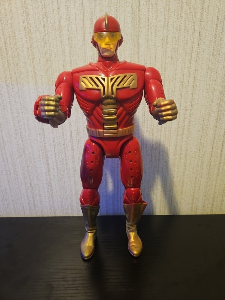 Vintage 1996 Turbo Man 13 1/2in Action Figure Jingle All The Way.